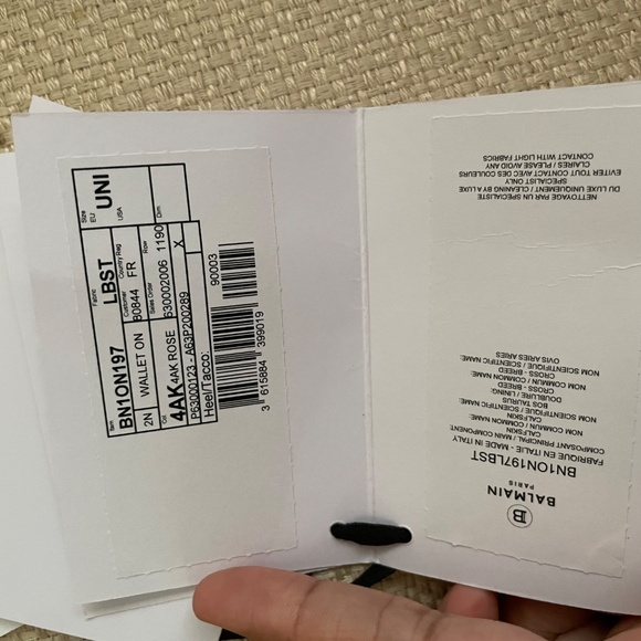 Balmain B-Buzz Wallet on Chain (Leather Clutch) - Picture 6 of 11